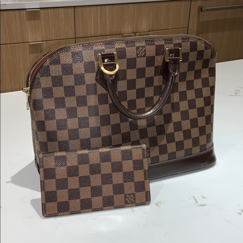 Vintage Louis Vuitton Paris handbag and wallet